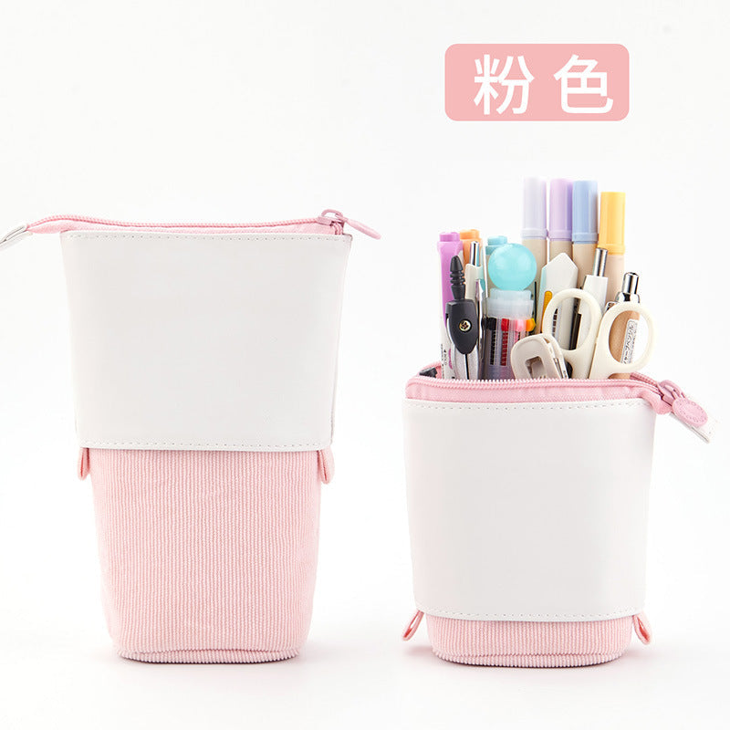 Kawaii Cat Bear Sheep Pencil Bag Pen Case Flexible Big Capacity Fabric Quality Pencil Box Kids Gift School Supplies Stationery