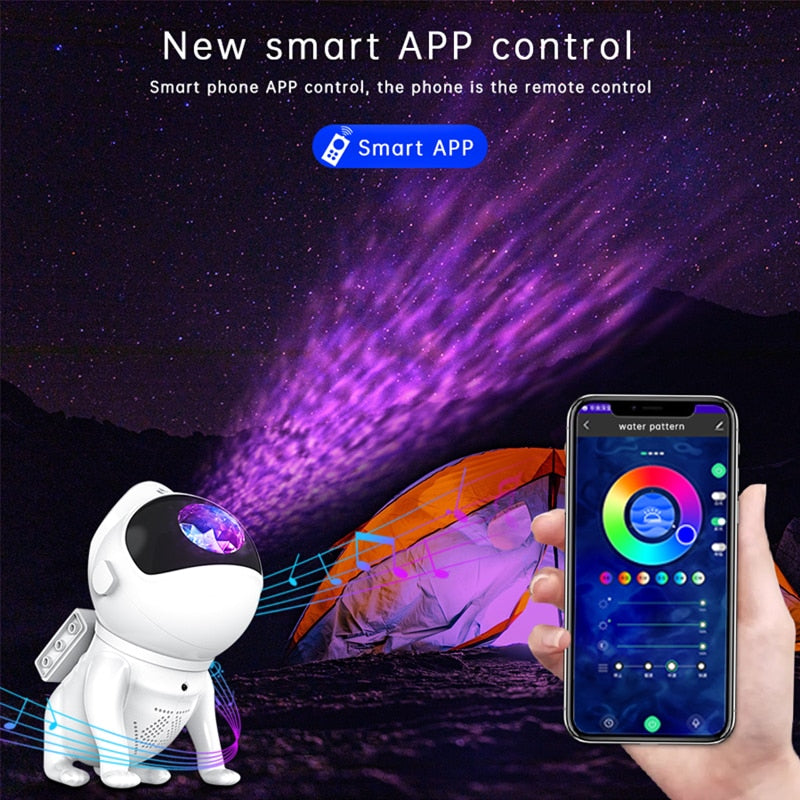 Kids Star Projector Night Light with Remote Control 360°Adjustable Design Astronaut Nebula Galaxy Lighting for Children Adults