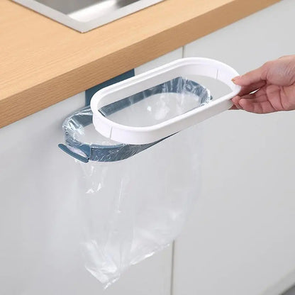 Kitchen Cupboard Trash Storage Rack Holder Garbage Hanging Bag Scouring Pad Dry Shelf Holder Kitchen Organzier Accessories