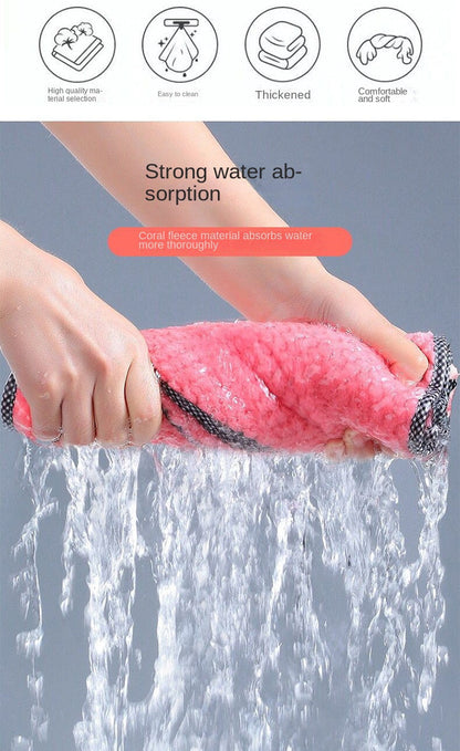 Kitchen Daily Dish Towel Dishcloth Rag Utensils for Kitchen Cleaning Products for Home Absorbent Scouring Pad