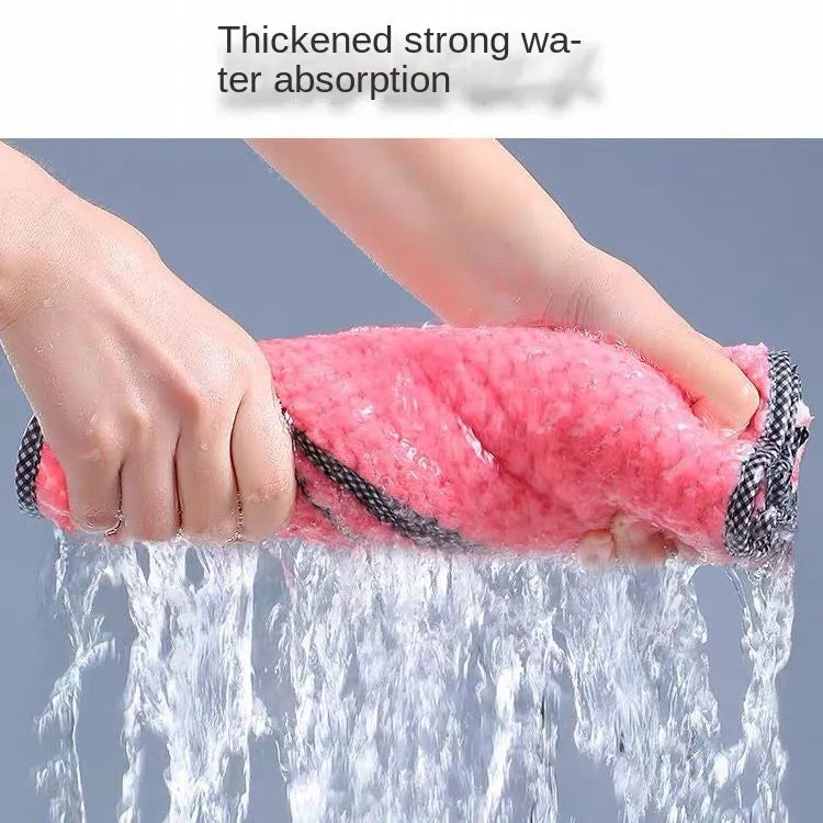 Kitchen Daily Dish Towel Dishcloth Rag Utensils for Kitchen Cleaning Products for Home Absorbent Scouring Pad