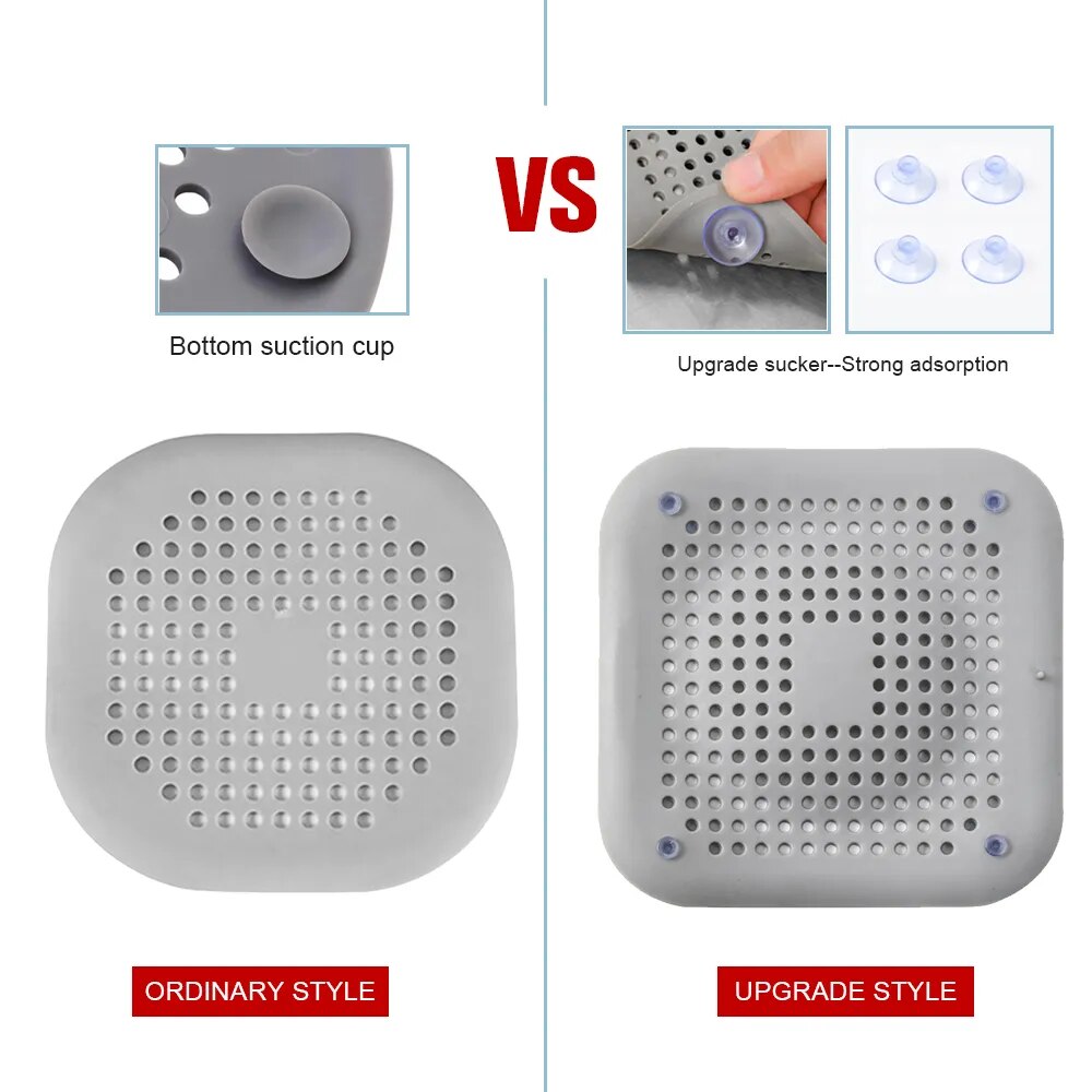 Kitchen Hair Sink Filter Silicone Anti-blocking Bathtub Stopper Bathroom Floor Drain Cover Hair Catchers Shower Sink Strainers