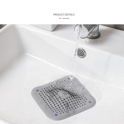 Kitchen Hair Sink Filter Silicone Anti-blocking Bathtub Stopper Bathroom Floor Drain Cover Hair Catchers Shower Sink Strainers