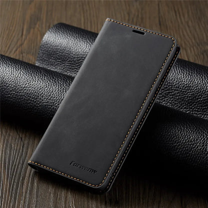 Leather Wallet Case for Huawei P30 P20 P40 Pro Lite Flip Cover Mate 20 30 Pro Lite P Smart Plus 2019 2020 Folio Coque Card Slots Black