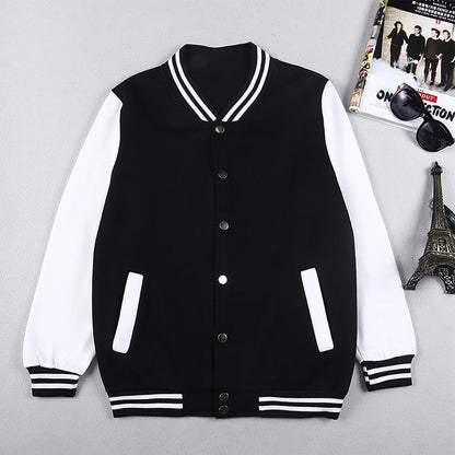 Los Angeles, California USA City Retro Letter Mens Clothes Loose Fashion Baseball Uniform Casual New Tops Comics Male Jackets