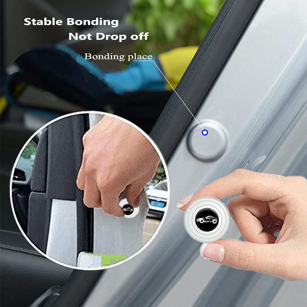 Luminous Car Door Anti-collision Silicone Pad Anti-shock Closing Door Stickers Soundproof Buffer Gasket Auto Accessories Set AA