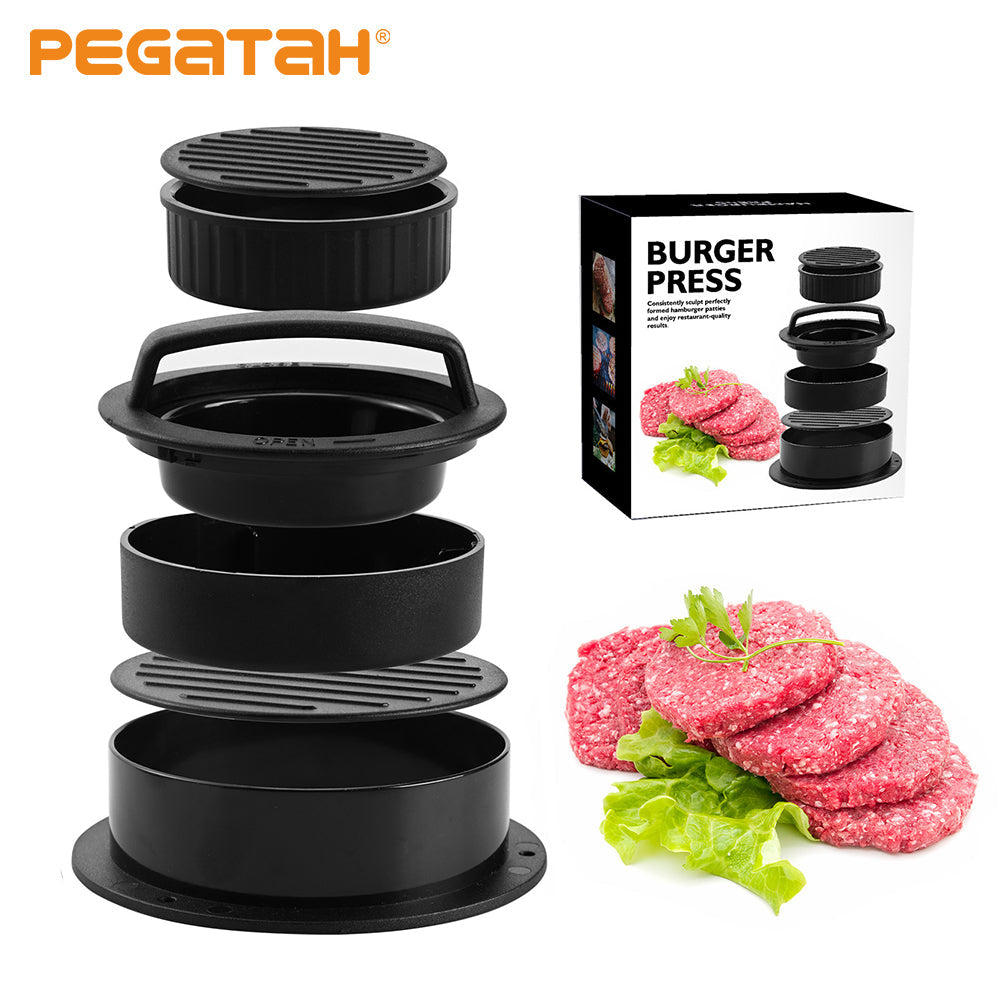 Manual Hamburger Meat Press Maker Rice Ball Mold Round Beef Grill Burger Press Patty Meatballs Maker Device Kitchen Accessories