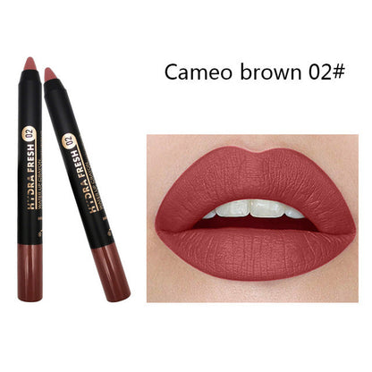 Matte Velvet Lipstick Pencil Waterproof Long Lasting Sexy Red Lip Sticks Non-Stick Cup Makeup Lip Tint Pencil Cosmetics 9 Colors 02