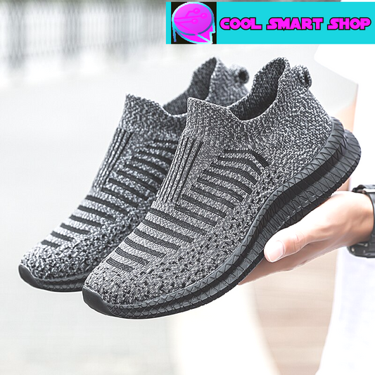 Men Shoes Breathable Men's Sneakers Comfortable Running Shoes Tenis Outdoor Slip On Walking Sneakers Sock Jogging Shoes