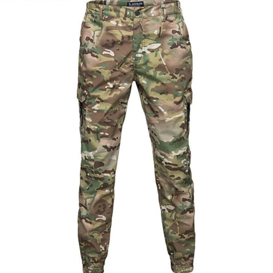 Men Tactical Hunting Pants Fashion Streetwear Casual Camouflage Jogger Pants Military Cargo Trousers Spring Autumn Hiking Pants