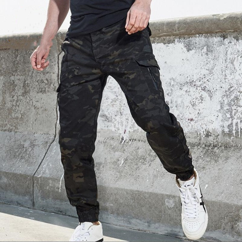 Men Tactical Hunting Pants Fashion Streetwear Casual Camouflage Jogger Pants Military Cargo Trousers Spring Autumn Hiking Pants