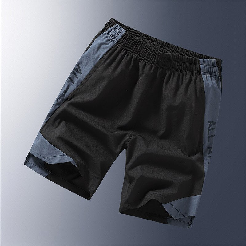 Men's Quick Dry Running GYM Shorts New Summer Casual Classic Brand Male Black Pants Trouers