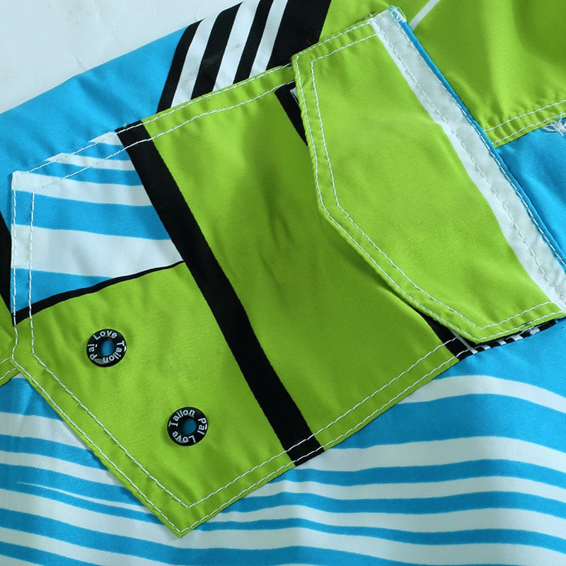 Men's Surf Board Shorts Surfing Beach Trunks Swimming Wear Bermudas Masculina Swimwear Plus Size