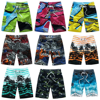 Men's Surf Board Shorts Surfing Beach Trunks Swimming Wear Bermudas Masculina Swimwear Plus Size