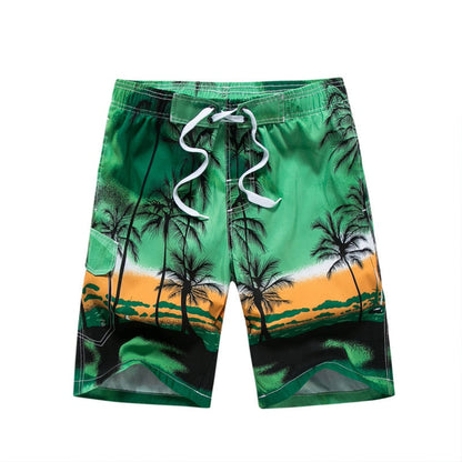 Men's Surf Board Shorts Surfing Beach Trunks Swimming Wear Bermudas Masculina Swimwear Plus Size 1701 green