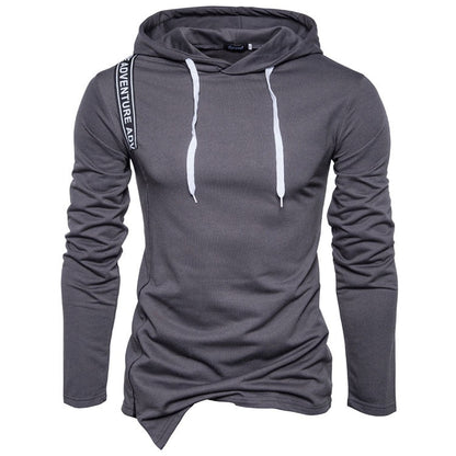 Mens Sweatshirt Long Sleeve Spring Autumn Casual Hoodies Top Boy Blouse Tracksuits Sportsman Sweatshirts Hoodies Men Gray