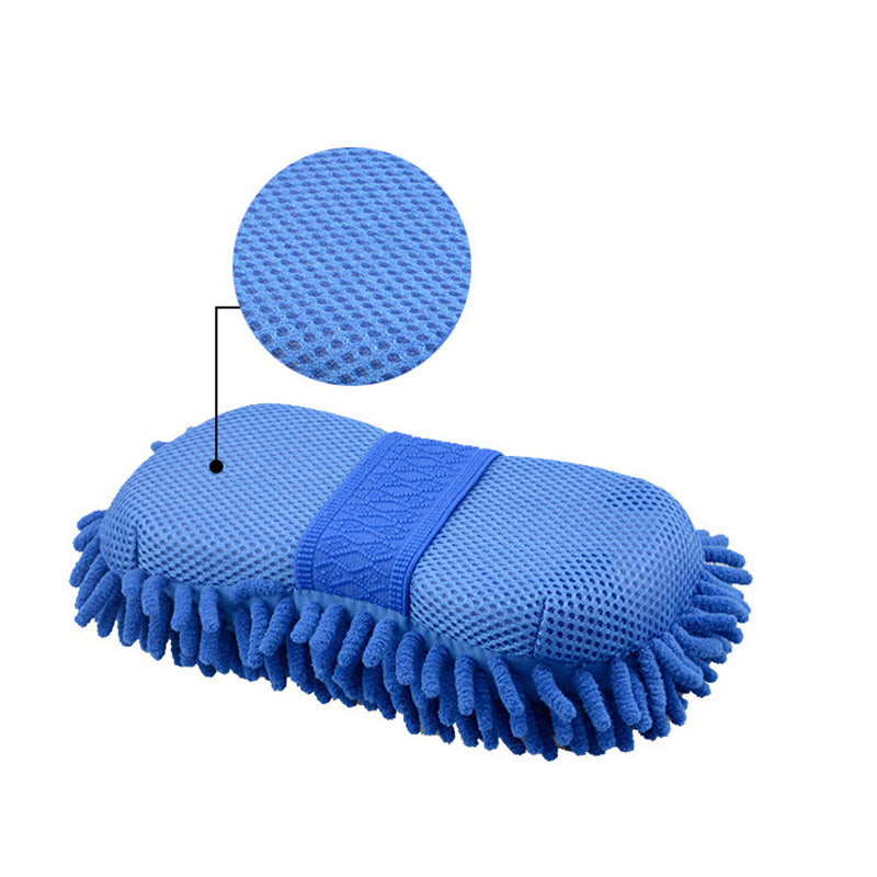 Microfiber Car Washer Sponge Cleaning Car Care Detailing Brushes Washing Towel Auto Gloves Styling Accessories