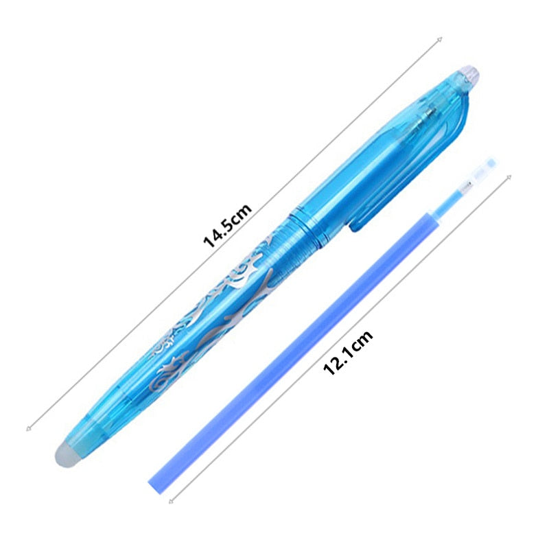 Multi-color Erasable Gel Pen 0.5mm Refill Rod Kawaii Pens Student Writing Creative Drawing Tools Office School Supply Stationery