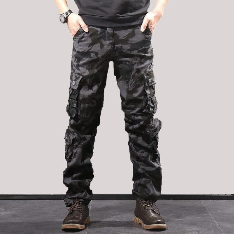 Multi-pockets Military Tactical Pants Outdoor Hiking Trekking Climbing Camouflage Trousers Cargo Pants Men Joggers Sweatpants