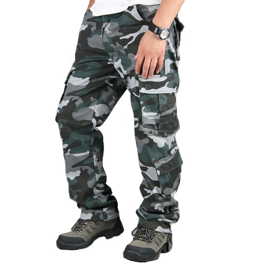 Multi-pockets Military Tactical Pants Outdoor Hiking Trekking Climbing Camouflage Trousers Cargo Pants Men Joggers Sweatpants