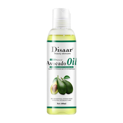 Natural Organic Oil for Massage Shrink Pore Firming Skin Face Oil Deep Relaxate Skincare Body Oil Sooth Skin Emollient Oil Avocado Oil