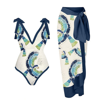 New 2-Piece Women Bikini Set Push Up Floral Printed Ruffle Bikinis Strappy Bandage Swimwear Brazilian Biquini Bathing Suit QJY16B2