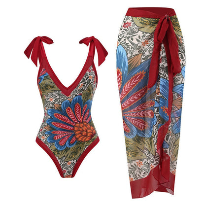 New 2Piece Women Bikini Set Push Up Floral Printed Ruffle Bikinis Strappy Bandage Swimwear Brazilian Biquini Bathing Suit QJY16R3