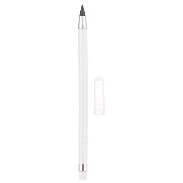 New Inkless Pencil Unlimited Writing No Ink HB Pen Sketch Painting Tool School Office Supplies Gift for Kid Stationery white