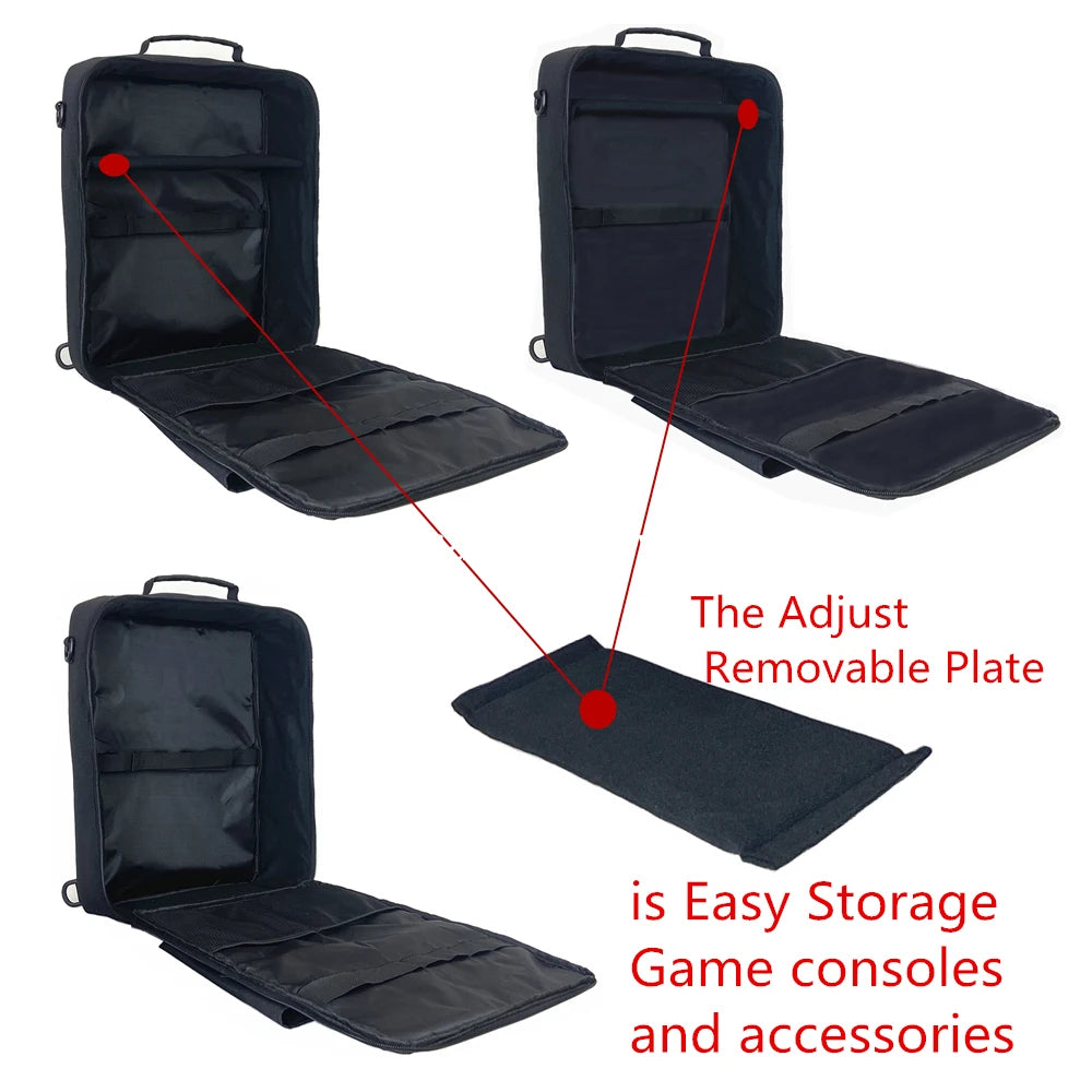 New Portable PS5 PS4 Xbox Travel Carrying Case Storage Bag Handbag Shoulder Bag Backpack for Playstation 5 Game Console Accessories