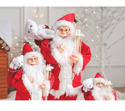 New Santa Claus Doll Christmas Tree Ornament Merry Christmas Decorations for Home Navidad Natal Gifts New Year