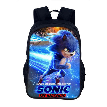 New Sonic Racing Backpack Cartoon Backpacks Kids Bag Waterproof Bag Daily Children's Backpack For Girls And Boys 31