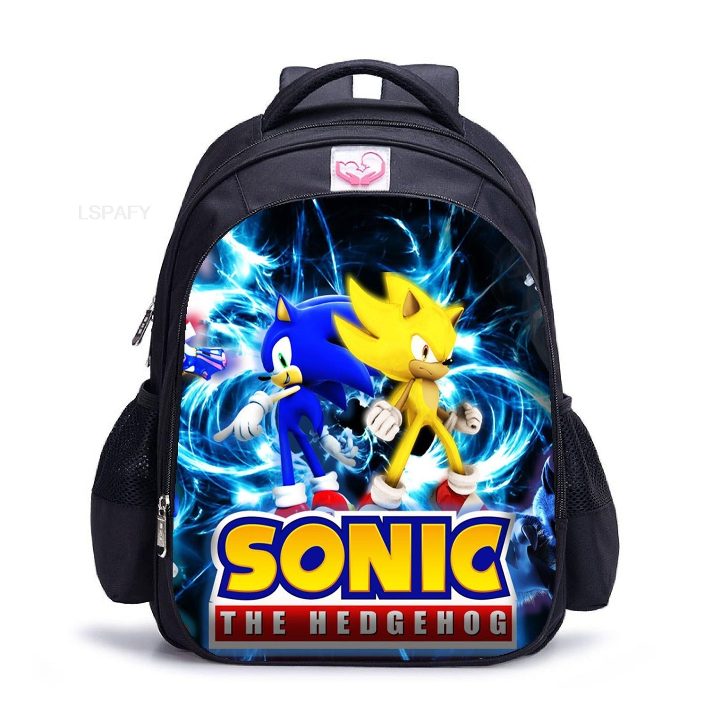 New Sonic Racing Backpack Cartoon Backpacks Kids Bag Waterproof Bag Daily Children's Backpack For Girls And Boys 02