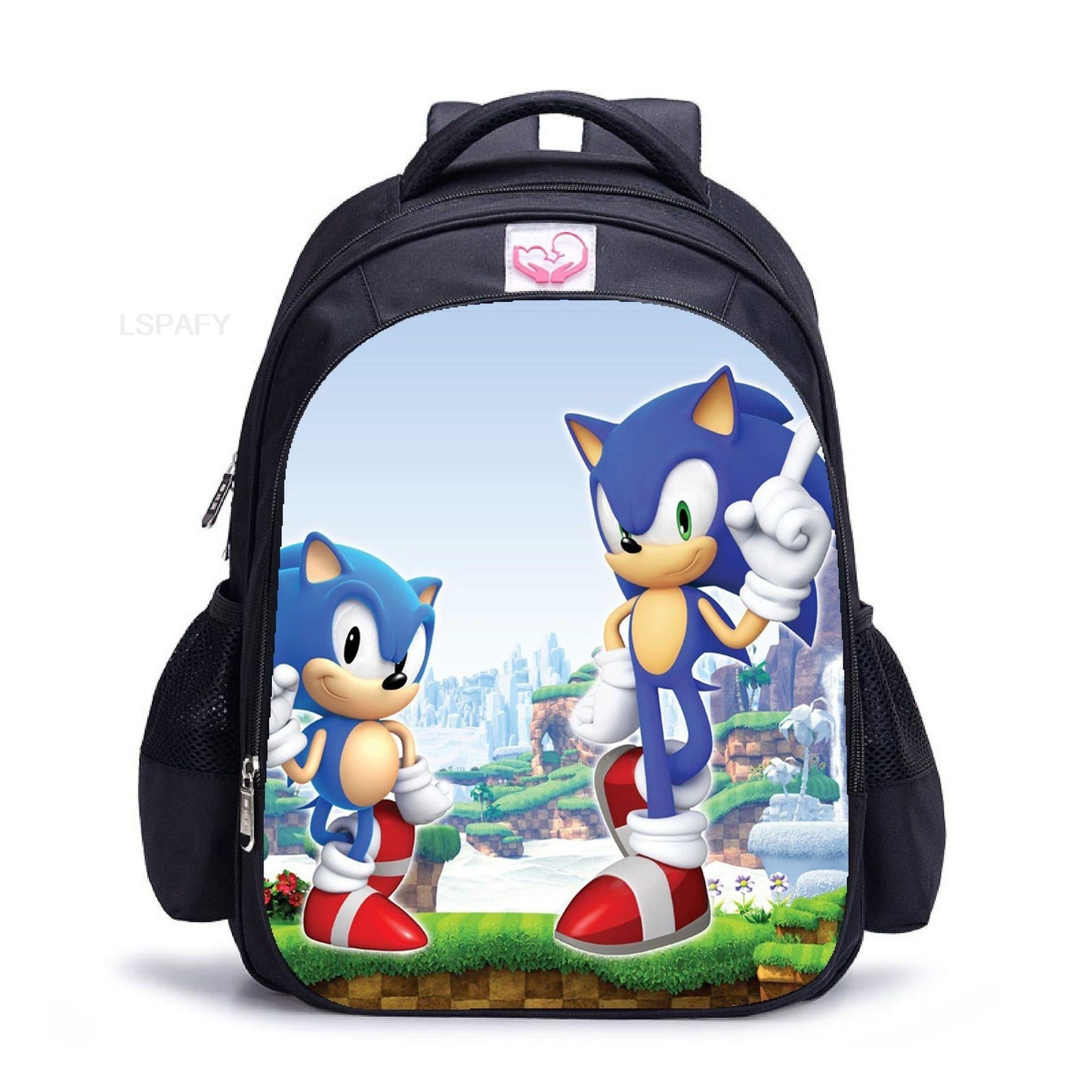 New Sonic Racing Backpack Cartoon Backpacks Kids Bag Waterproof Bag Daily Children's Backpack For Girls And Boys 04