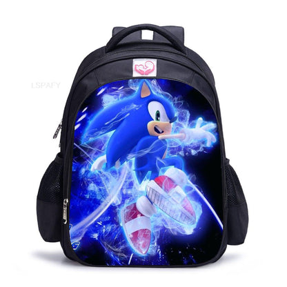 New Sonic Racing Backpack Cartoon Backpacks Kids Bag Waterproof Bag Daily Children's Backpack For Girls And Boys 07