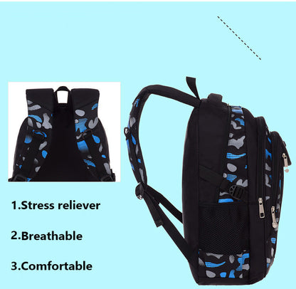 New Waterproof Children School Bags Backpacks For Teenagers Boys Kids Primary School