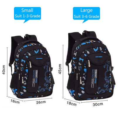 New Waterproof Children School Bags Backpacks For Teenagers Boys Kids Primary School