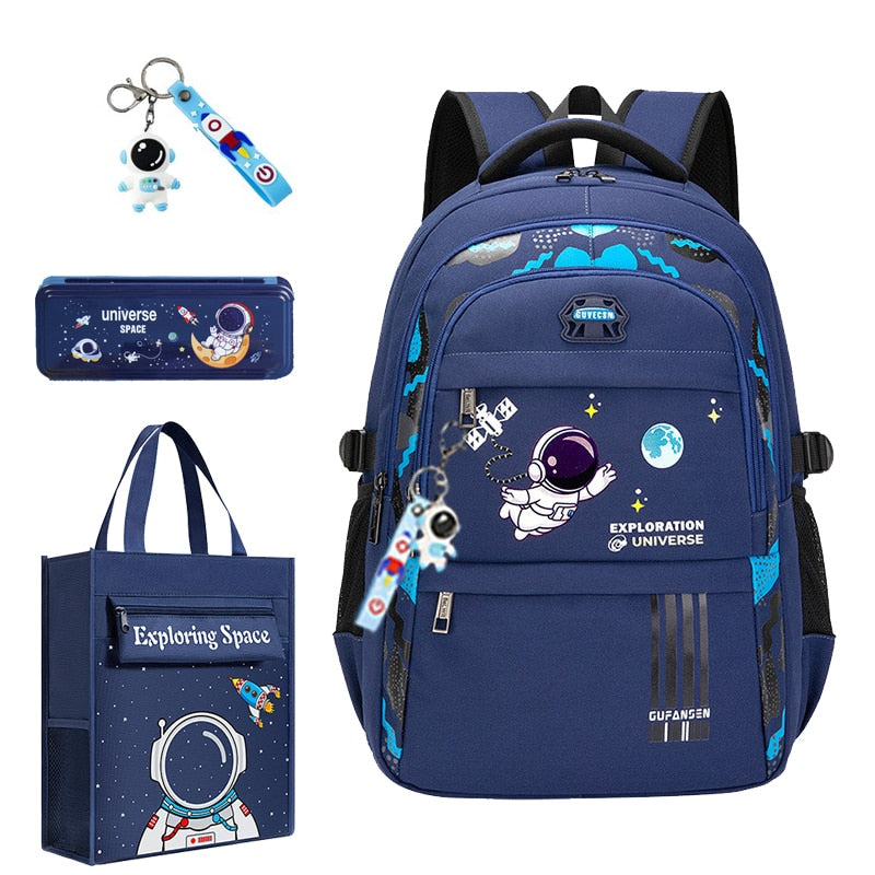 New Waterproof Children's Backpack Boys Girls Primary Schoolbag Large-Capacity Orthopedic Bookbag Kids Backpack Mochila Infantil