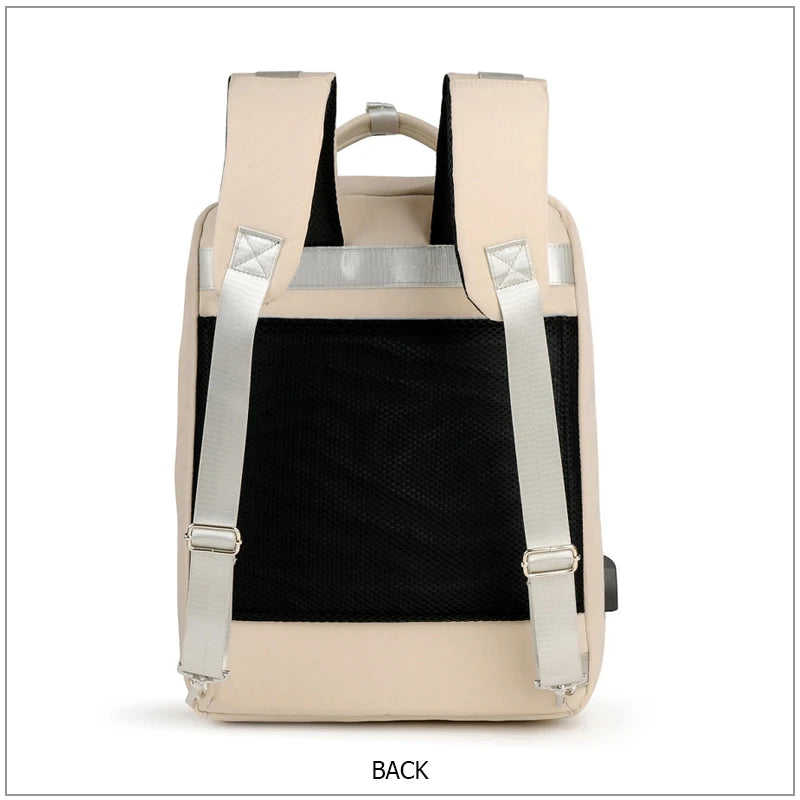 New Women Backpacks For Teenage Students School Bag Girls USB Charging Laptop Backpack Ladies Mochila Travel Bagpack Sac