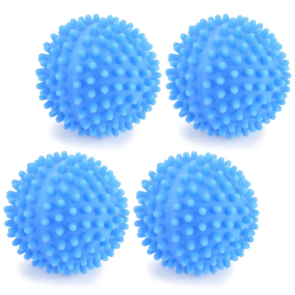 PVC Dryer Ball Reusable Laundry Balls Washing Machine Drying Fabric Softener Ball Hair Remover Clothes Cleaning Laundry Accessry