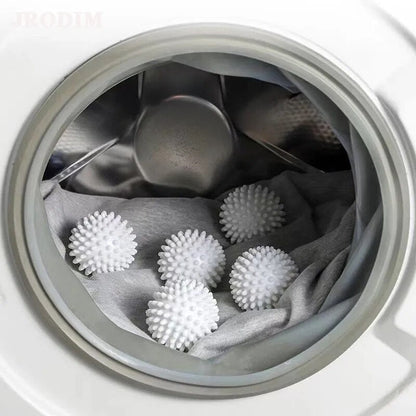 PVC Dryer Ball Reusable Laundry Balls Washing Machine Drying Fabric Softener Ball Hair Remover Clothes Cleaning Laundry Accessry