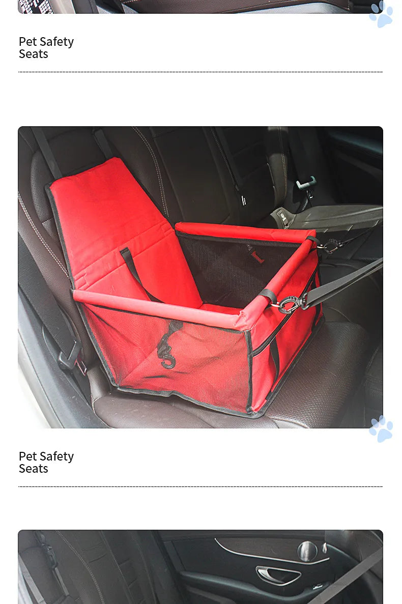 Pet Car Carrier Seat Bag Waterproof Basket Folding Hammock High quality Carriers Bag For Cat Dogs Safety Travelling Mesh Bags