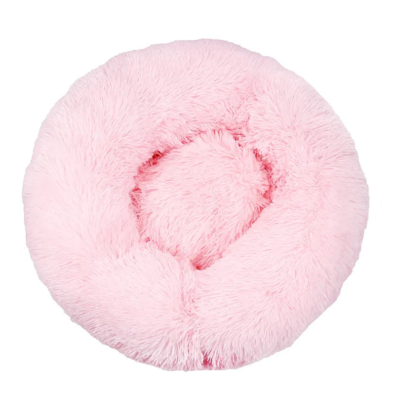 Pet Dog Bed Comfortable Donut Cuddler Round Dog Kennel Ultra Soft Washable Dog and Cat Cushion Bed Winter Warm Sofa hot sell T