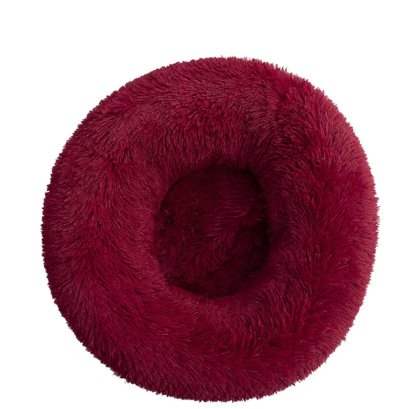 Pet Dog Bed Comfortable Donut Cuddler Round Dog Kennel Ultra Soft Washable Dog and Cat Cushion Bed Winter Warm Sofa hot sell C