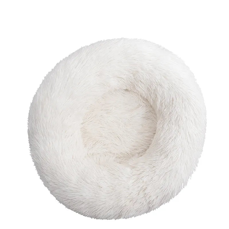 Pet Dog Bed Comfortable Donut Cuddler Round Dog Kennel Ultra Soft Washable Dog and Cat Cushion Bed Winter Warm Sofa hot sell S