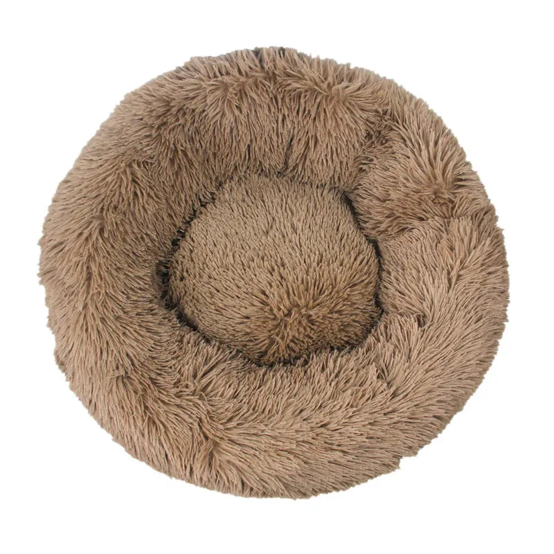Pet Dog Bed Comfortable Donut Cuddler Round Dog Kennel Ultra Soft Washable Dog and Cat Cushion Bed Winter Warm Sofa hot sell L