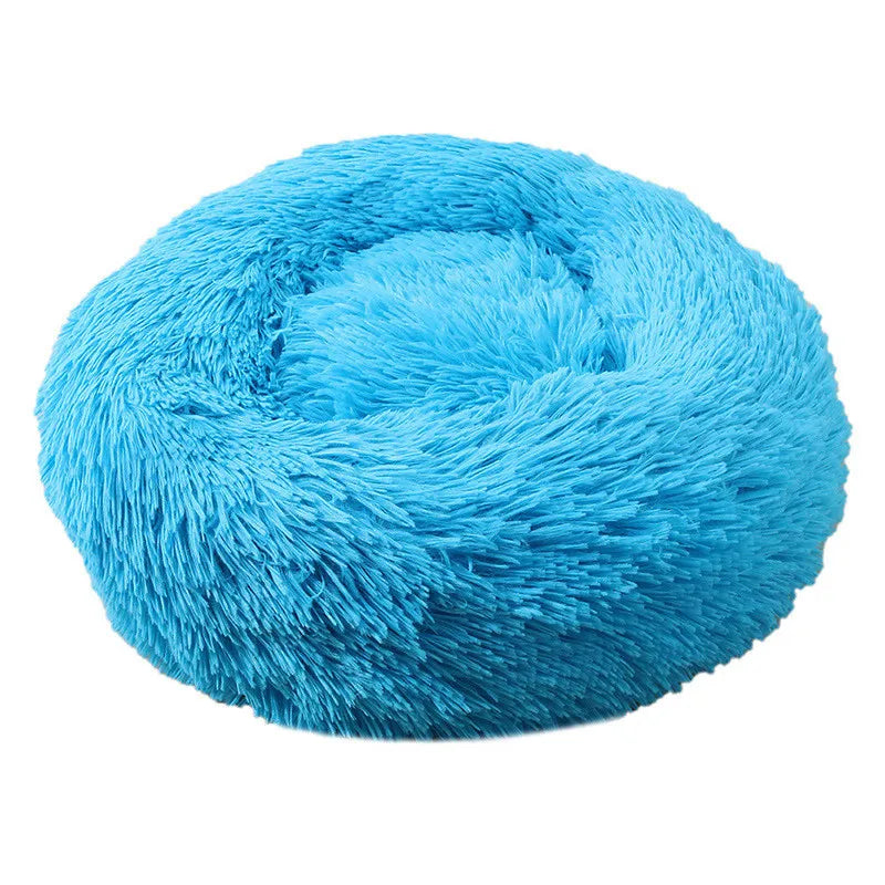Pet Dog Bed Comfortable Donut Cuddler Round Dog Kennel Ultra Soft Washable Dog and Cat Cushion Bed Winter Warm Sofa hot sell K