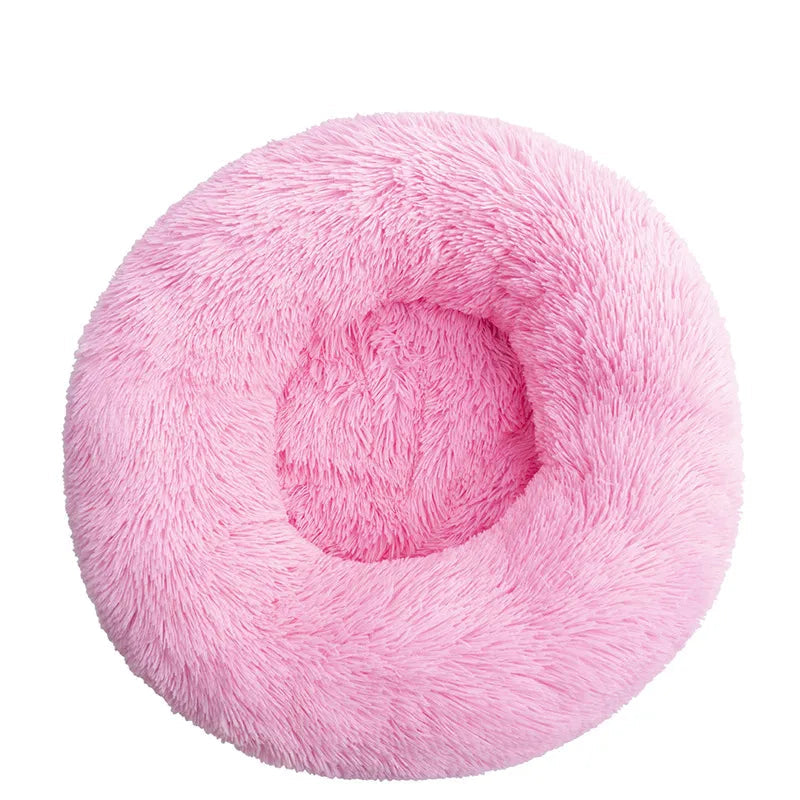 Pet Dog Bed Comfortable Donut Cuddler Round Dog Kennel Ultra Soft Washable Dog and Cat Cushion Bed Winter Warm Sofa hot sell J