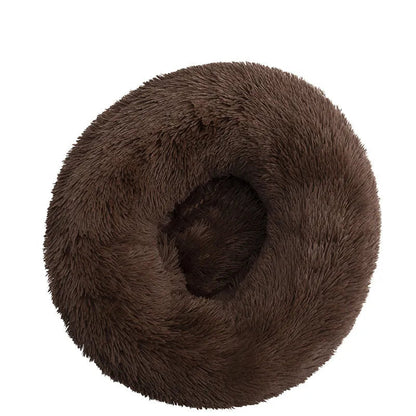 Pet Dog Bed Comfortable Donut Cuddler Round Dog Kennel Ultra Soft Washable Dog and Cat Cushion Bed Winter Warm Sofa hot sell H