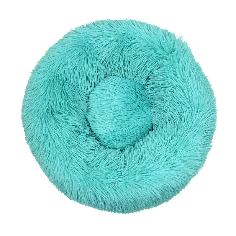 Pet Dog Bed Comfortable Donut Cuddler Round Dog Kennel Ultra Soft Washable Dog and Cat Cushion Bed Winter Warm Sofa hot sell Q