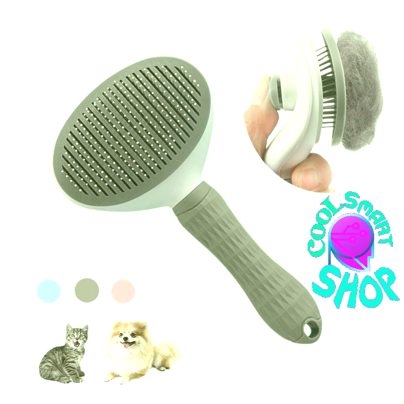 Pet Dog Cat Hair Brush Dog Comb Grooming And Care Cat Brush Stainless Steel Comb For Long Hair Dogs Cleaning Pets Dogs Supplies